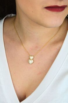 Naszyjnik Nomination LifePoetry z podwójnym pozłacanym sercem z bambusa i białymi cyrkoniam5i (4).jpg